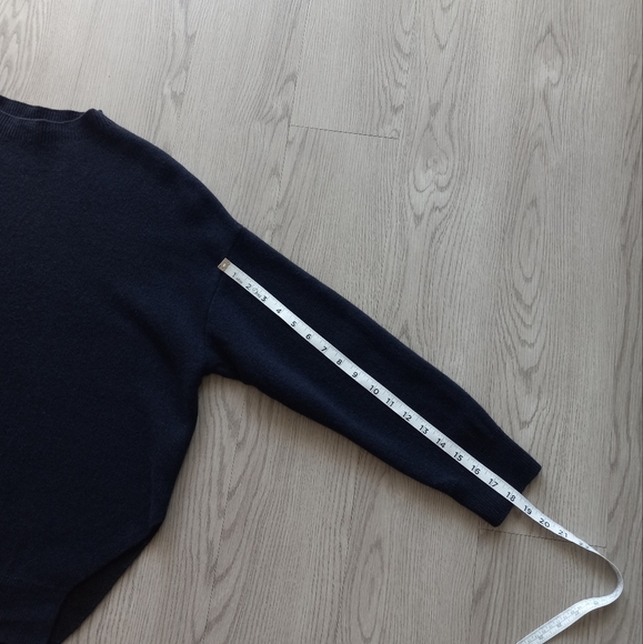 Closed Wool Blend Double-Face Jumper Navy Oversized XS - Picture 12 of 15